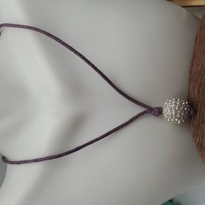 Crystal ball high end necklace N3119‎